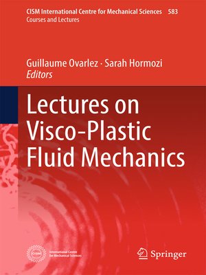 cover image of Lectures on Visco-Plastic Fluid Mechanics